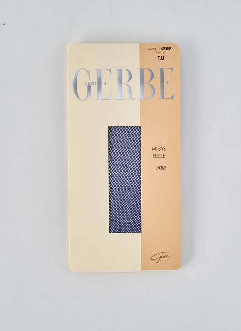 Chaussettes bleu GERBE pour femme