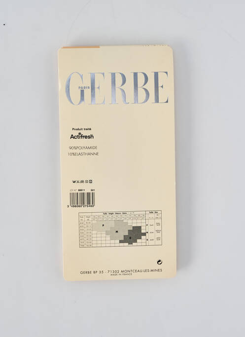 Chaussettes bleu GERBE pour femme