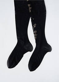 Bas sérigraphie avec strass noir BARAZANDEH femme