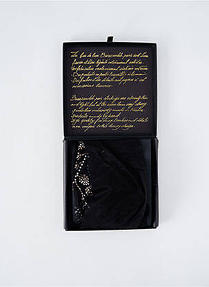 Bas sérigraphie avec strass noir BARAZANDEH femme