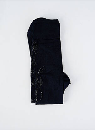 Chaussettes maille opaque bleu BARAZANDEH femme
