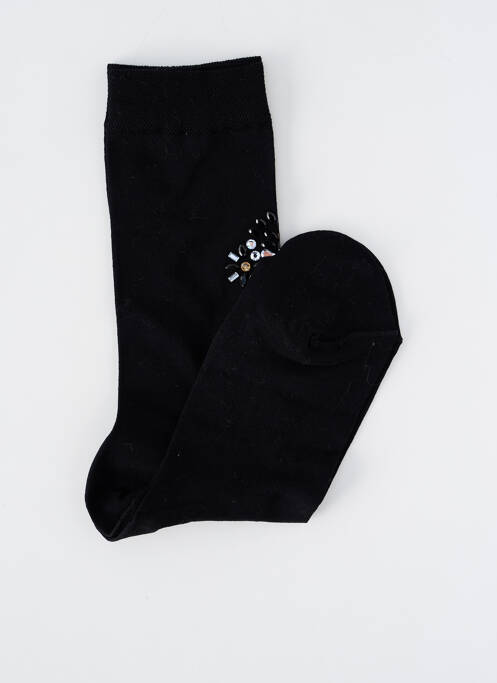 Chaussettes stretch noir BARAZANDEH femme