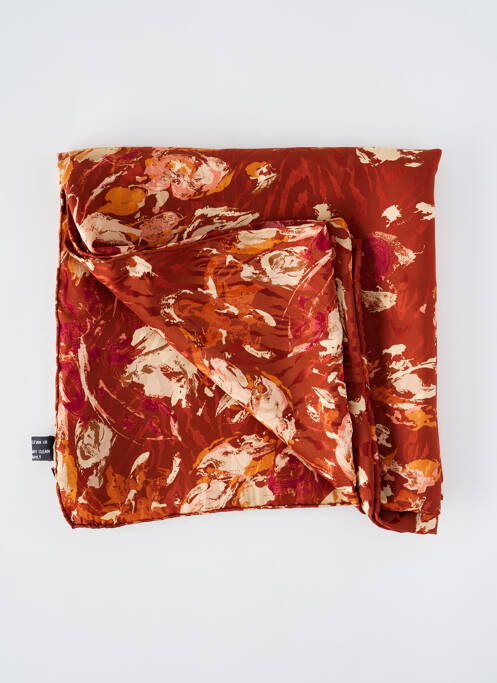 Foulard marron CHRISTIAN LU pour femme