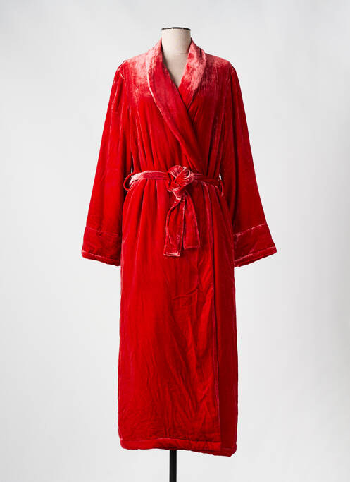 Robe de chambre rouge VIVIS pour femme