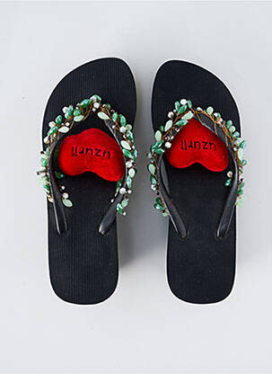 Tongs noir UZURII pour femme