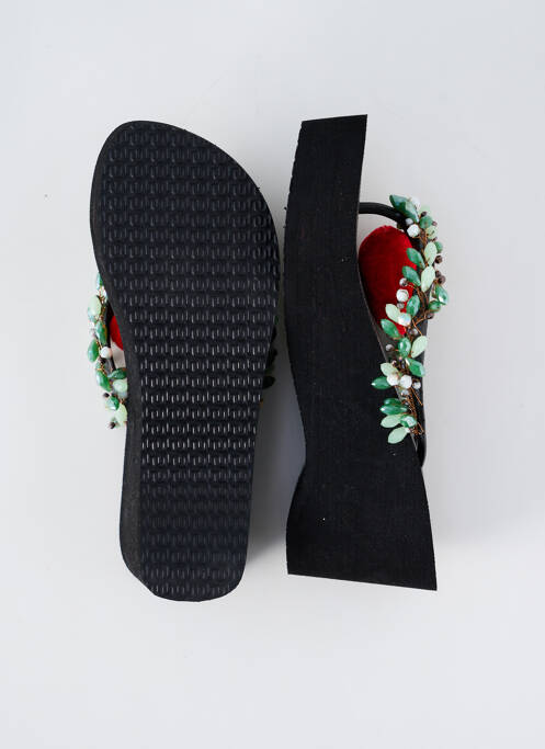 Tongs noir UZURII pour femme