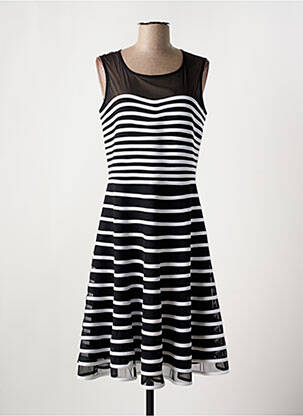 Robe mi-longue sans manche sans manche noir JOSEPH RIBKOFF femme
