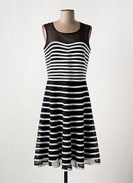 Robe mi-longue sans manche sans manche noir JOSEPH RIBKOFF femme