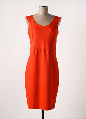 Robe mi-longue sans manche sans manche rouge EVA KAYAN femme