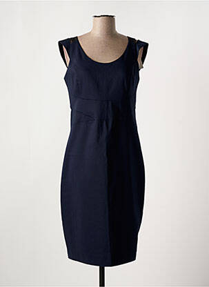 Robe mi-longue sans manche sans manche bleu EVA KAYAN femme