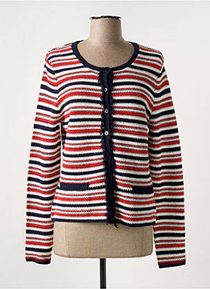 Gilet manches longues coupe cintrée rouge GERRY WEBER femme