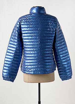 Doudoune poches sans capuche bleu MARINE DE SAVOIE femme