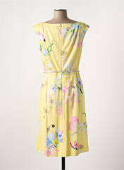 Robe mi-longue jaune COMMA, pour femme seconde vue