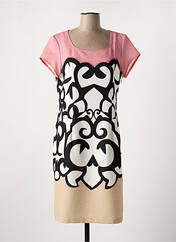 Robe mi-longue rose DIVAS pour femme seconde vue