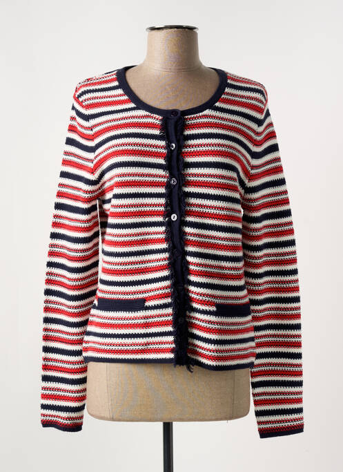 Gilet manches longues coupe cintrée rouge GERRY WEBER femme