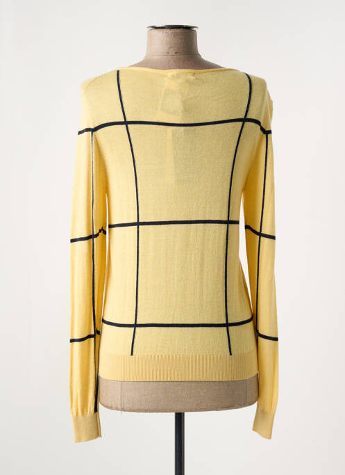 Gilet manches longues jaune J & W pour femme