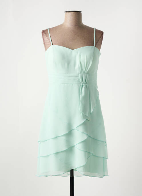 Robe courte vert VERA MONT pour femme