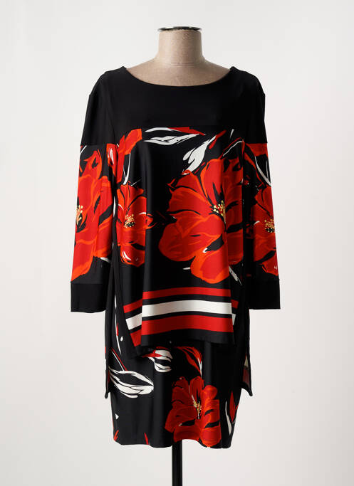 Robe mi-longue noir FRANK LYMAN pour femme