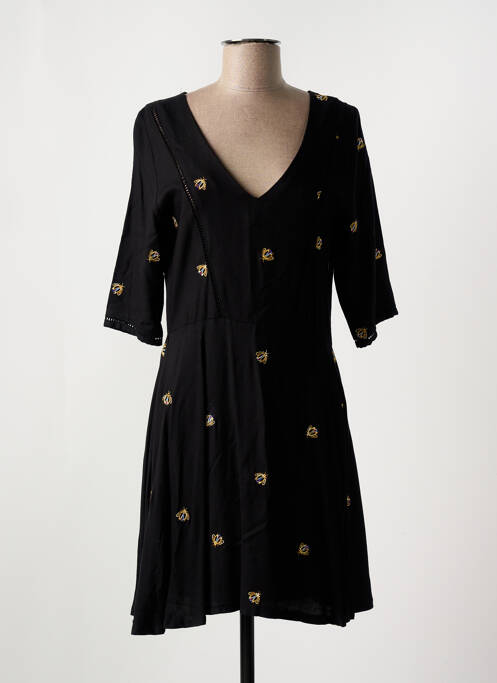 Robe mi-longue noir MAMOUCHKA pour femme