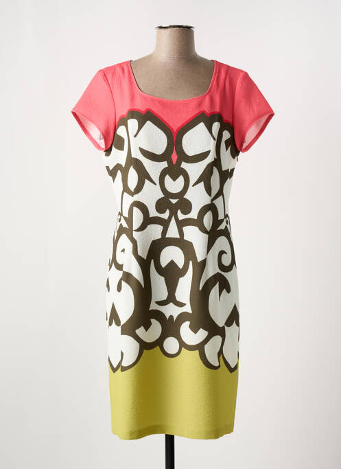 Robe mi-longue vert DIVAS pour femme