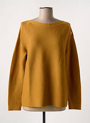 Pull coupe droite manches longues jaune BETTY BARCLAY femme
