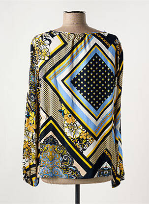 Blouse col rond manches longues jaune BETTY BARCLAY femme