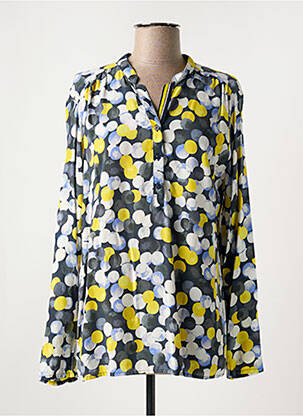 Blouse tissage popeline manches longues jaune BETTY BARCLAY femme