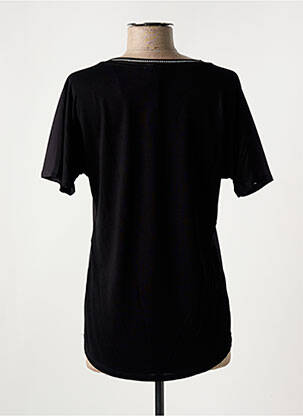 T-shirt manches longues manches longues noir COMMA, femme