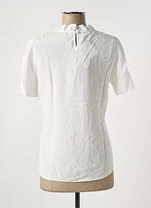 Blouse légère et transparente manches courtes blanc GERRY WEBER femme