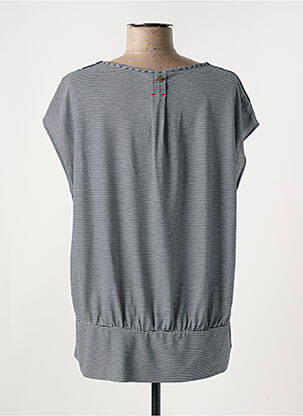 T-shirt imprimé fantaisie manches courtes bleu THALASSA femme