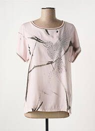 T-shirt imprimé fantaisie manches courtes rose BETTY BARCLAY femme