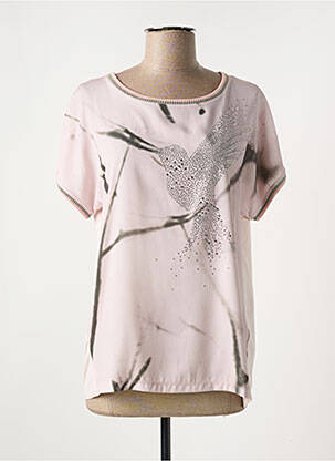 T-shirt imprimé fantaisie manches courtes rose BETTY BARCLAY femme