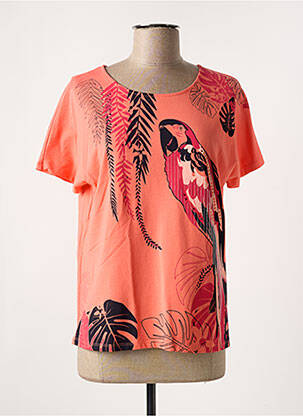 T-shirt sérigraphie manches courtes orange GERRY WEBER femme