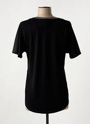 T-shirt noir COMMA, pour femme seconde vue