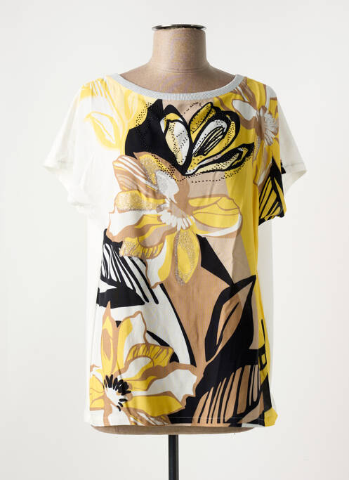 T-shirt coupe droite manches courtes jaune BETTY BARCLAY femme
