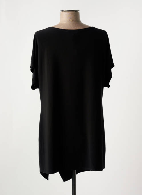 Tunique manches courtes col rond noir JOSEPH RIBKOFF femme