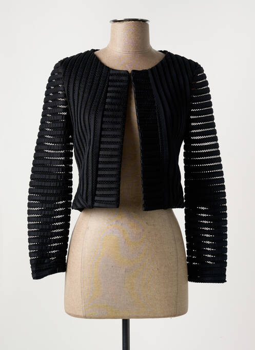 Boléro légère et transparente noir JUS D'ORANGE femme