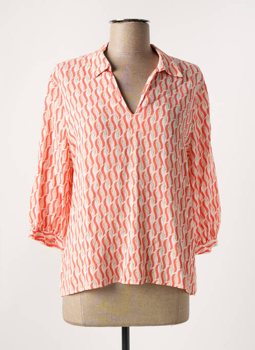 Blouse orange COMMA, pour femme