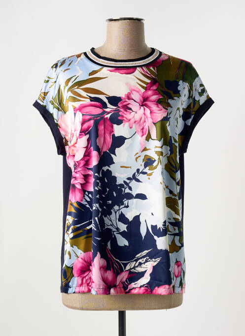 T-shirt bleu COMMA, pour femme