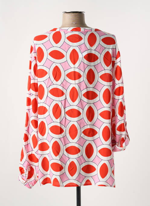 Tunique manches longues rouge COMMAGENE pour femme