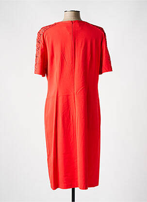 Robe mi-longue manches courtes manches courtes rouge GERRY WEBER femme