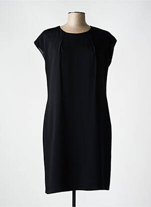 Robe mi-longue sans manche sans manche noir TINTA femme