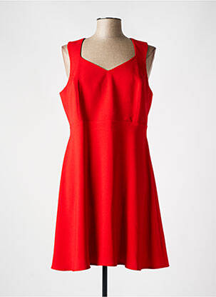 Robe mi-longue sans manche sans manche rouge EVA KAYAN femme