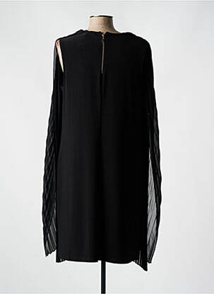 Robe mi-longue sans manche sans manche noir FRANK LYMAN femme