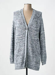 Gilet manches longues resserrée sur le bas bleu BETTY BARCLAY femme