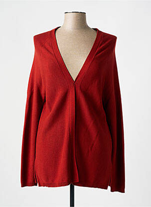 Gilet manches longues coupe cintrée rouge GERRY WEBER femme