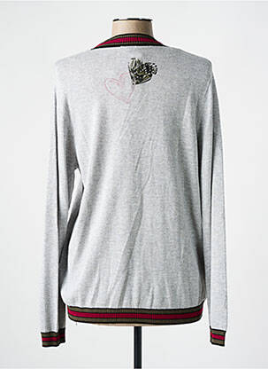 Gilet manches longues coupe cintrée gris GERRY WEBER femme