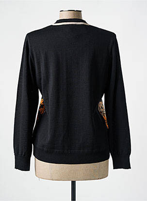 Pull col v manches longues noir MERI & ESCA femme
