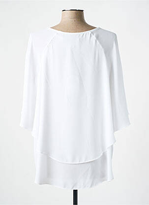 Top coupe fluide manches courtes blanc JOSEPH RIBKOFF femme