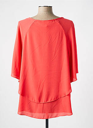 Top coupe fluide manches courtes rouge JOSEPH RIBKOFF femme